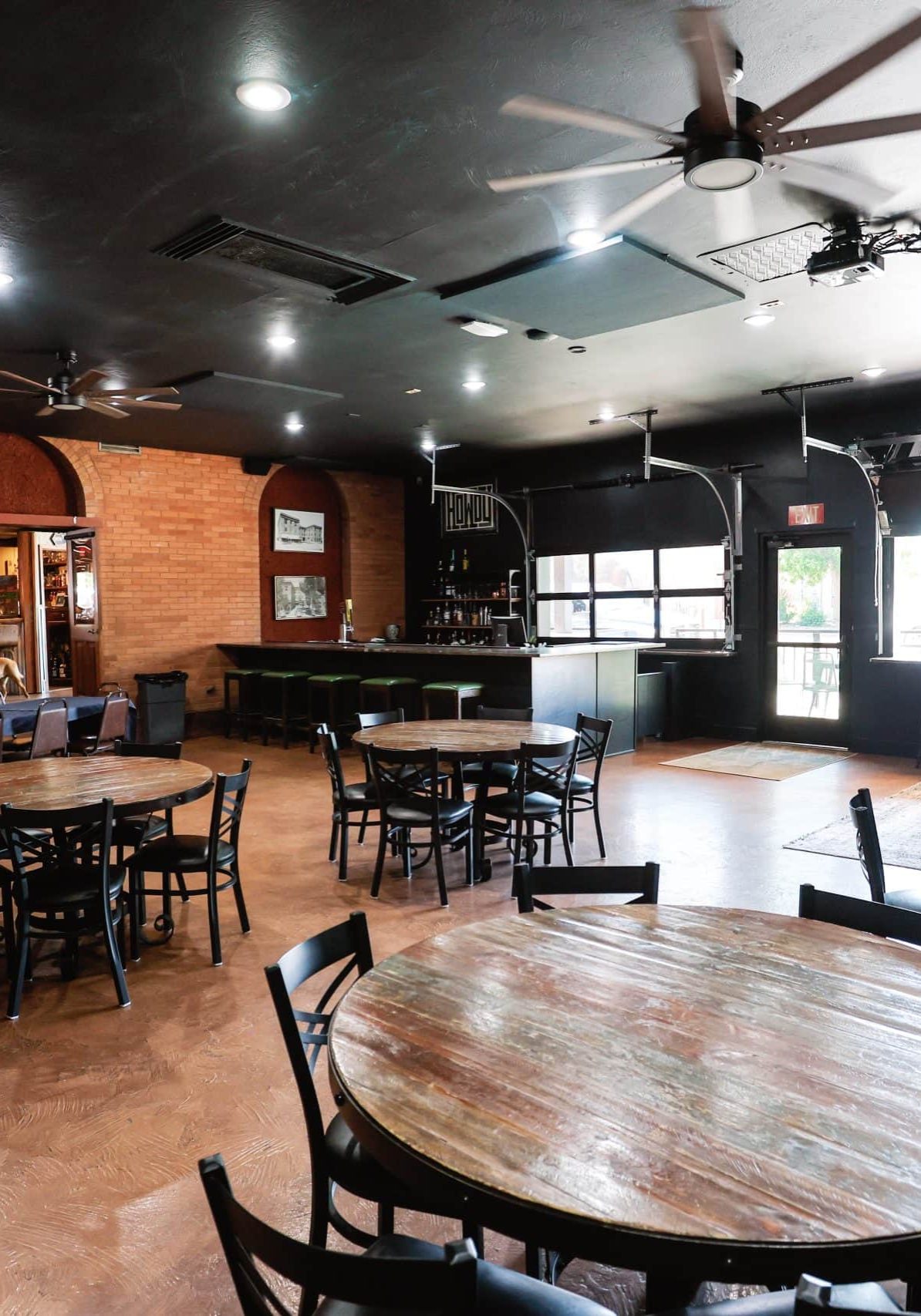 Interior of the Longhorn Room event space at Hotel LaBonte in Douglas WY.